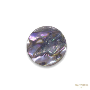 Abalone Button In Mother Of Pearl With Metal Hook 511 -