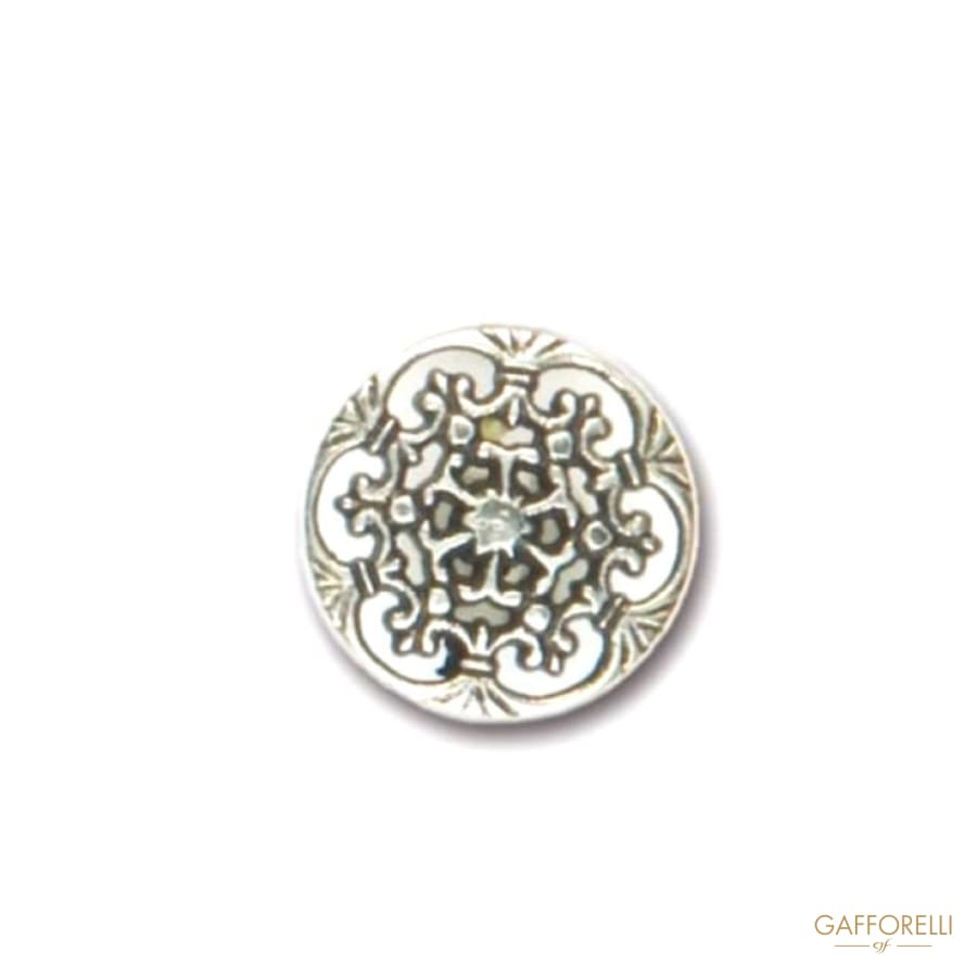 Barocco Style Button - 4716 Gafforelli Srl metal buttons
