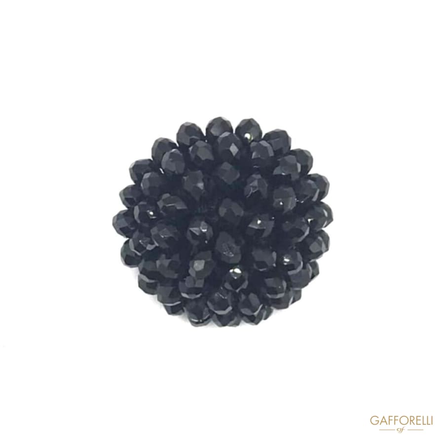 Beads Covered Button - 9274 Gafforelli Srl rhinestone