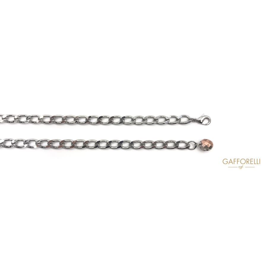 Belt With Drop Shaped Swarovski 95 Cm - C221 Gafforelli Srl