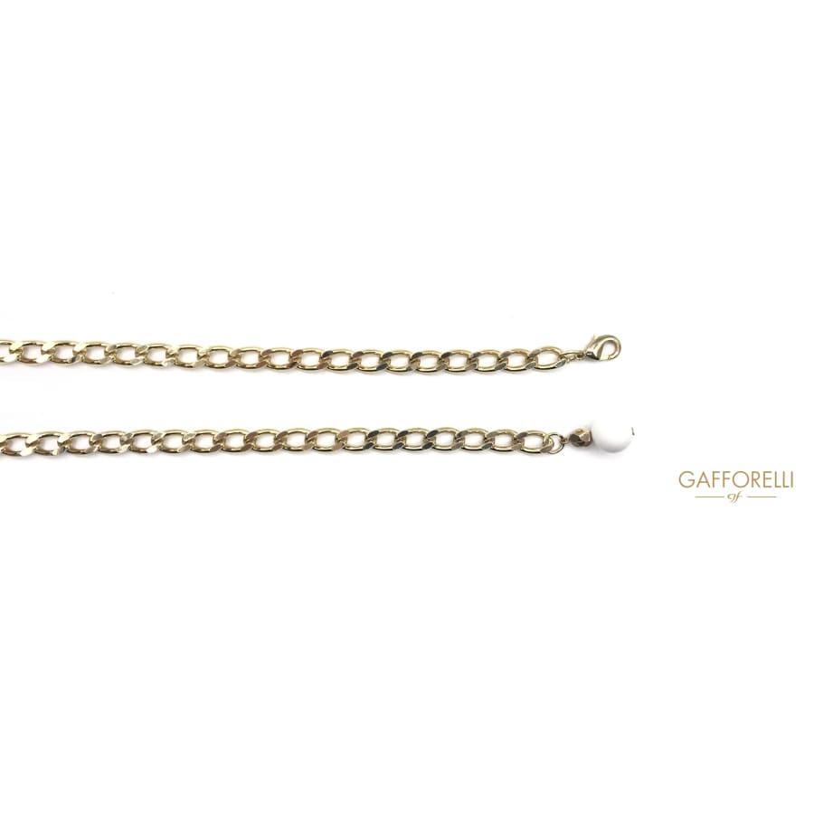 Bicolor Belt with Stones 95 Cm - C216 Gafforelli Srl