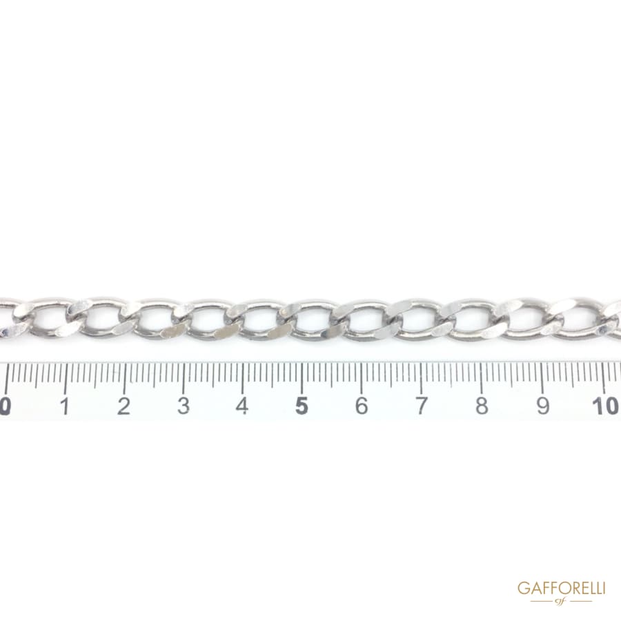 Brass Chain in Nikel Free Diamonded - 0804 Gafforelli Srl