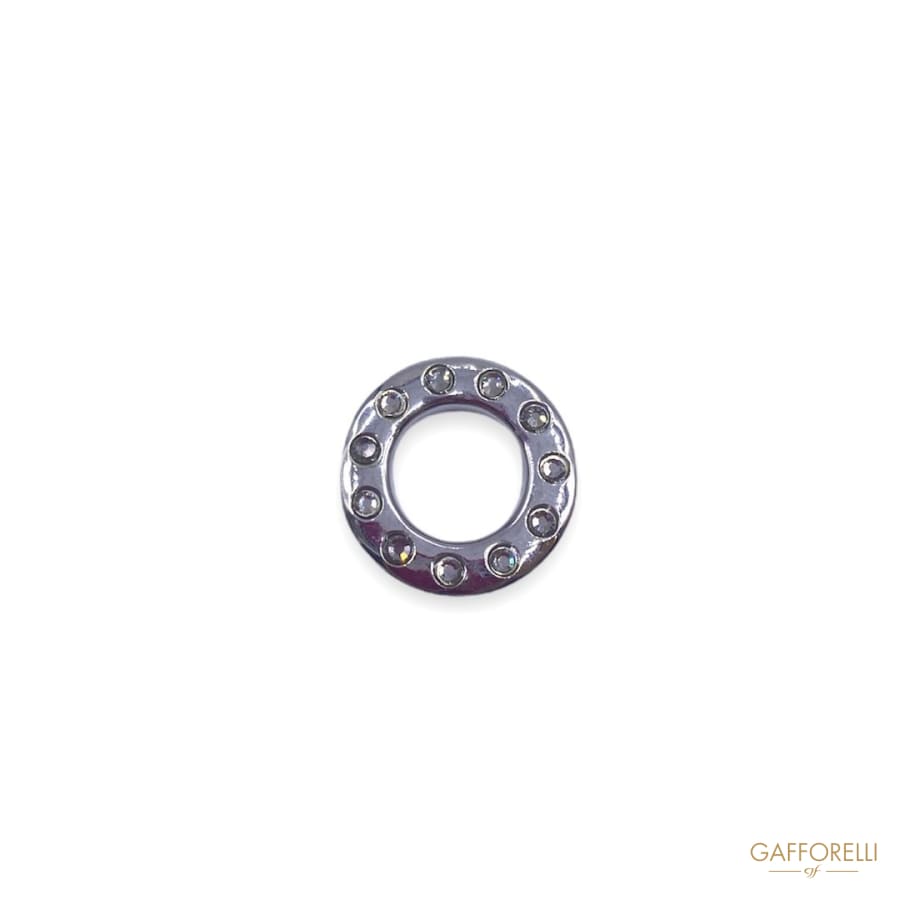 Brass Eyelet with Rhinestones 2819 - Gafforelli Srl BRASS