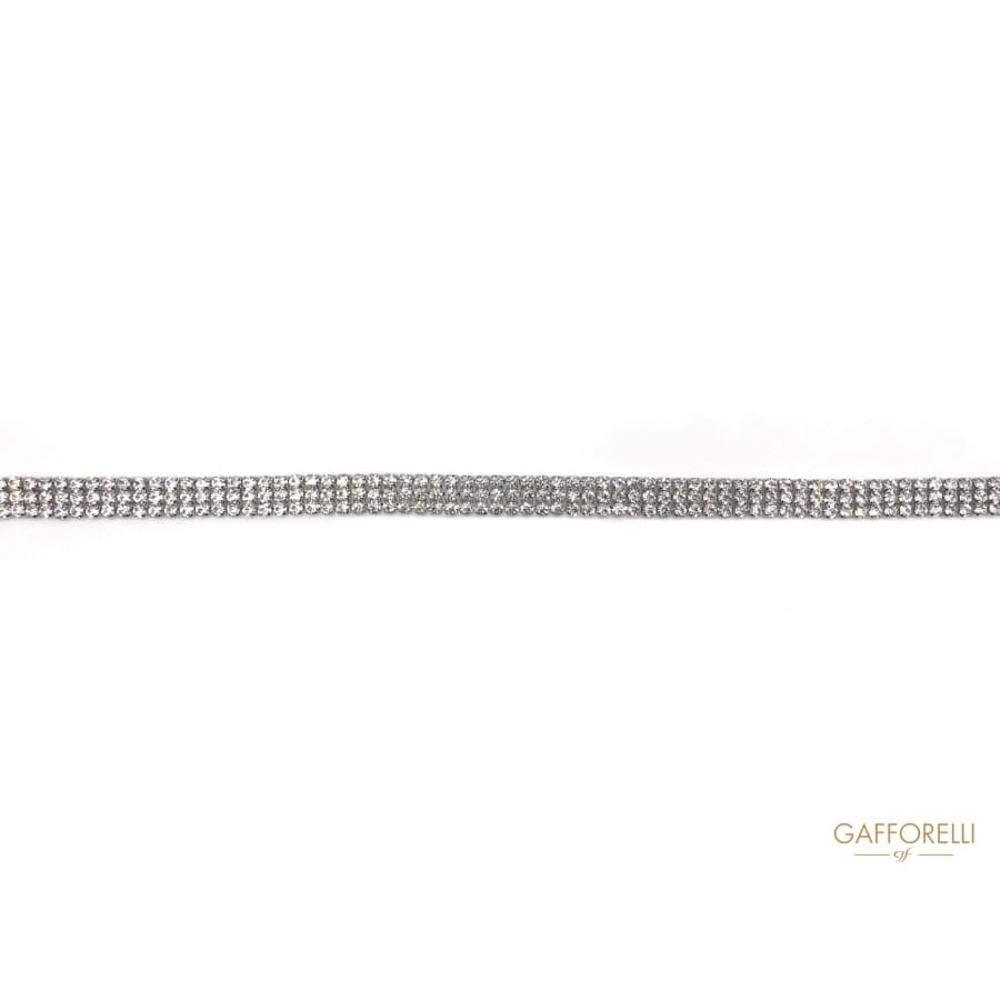 Brass Rhinestones Chain Belt - C211 Gafforelli Srl