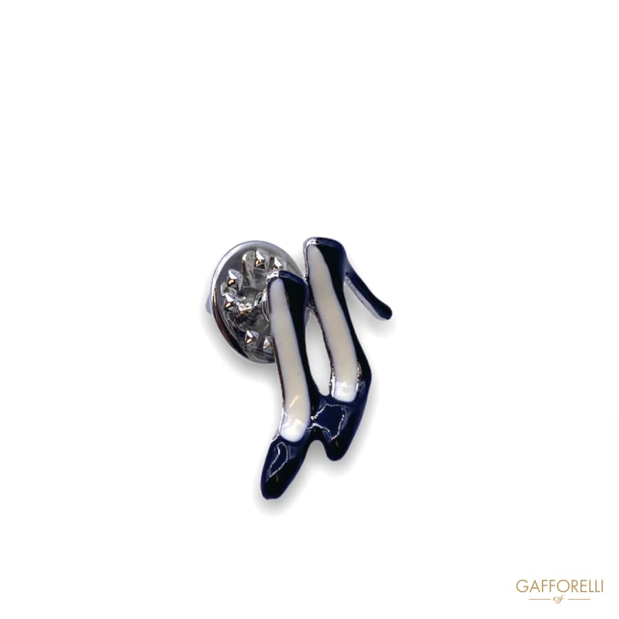 Brooches in the Shape of a Metal Heel with Butterfly