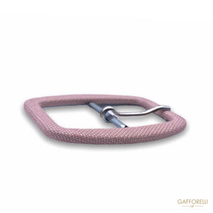 Buckle Covered in Fabric with a Flared Shape 1598-