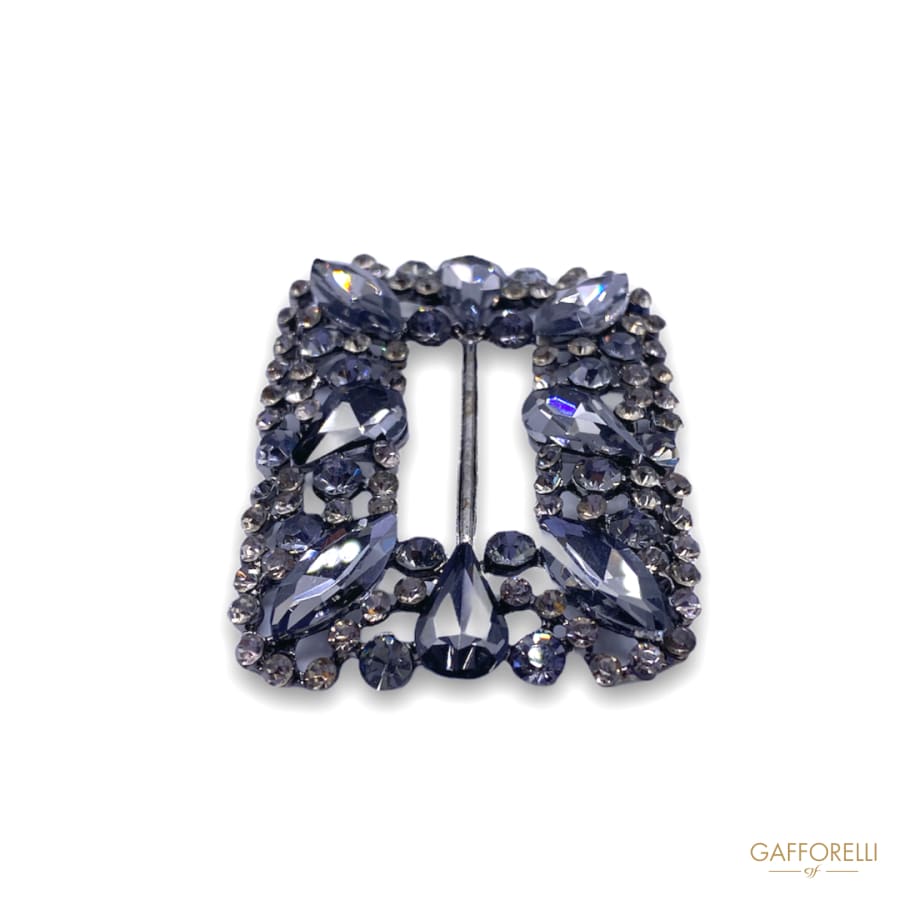 Buckle with Rhinestones A183 - Gafforelli Srl BLUE