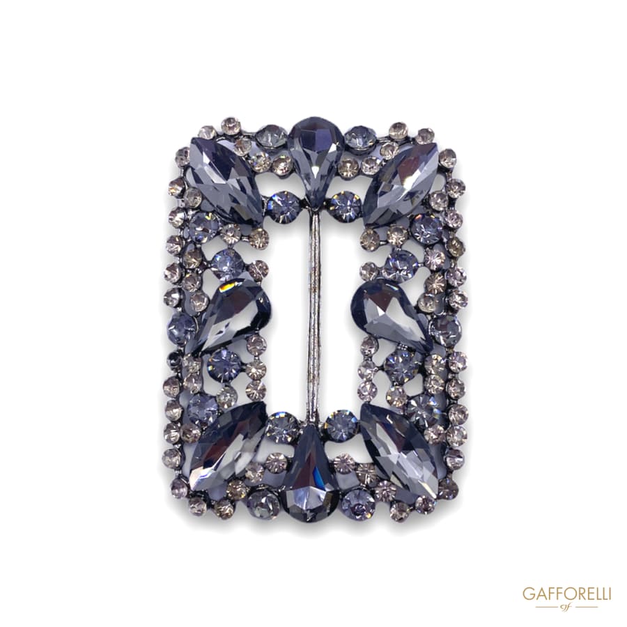 Buckle with Rhinestones A183 - Gafforelli Srl BLUE
