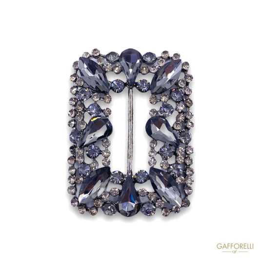 Buckle with Rhinestones A183 - Gafforelli Srl BLUE