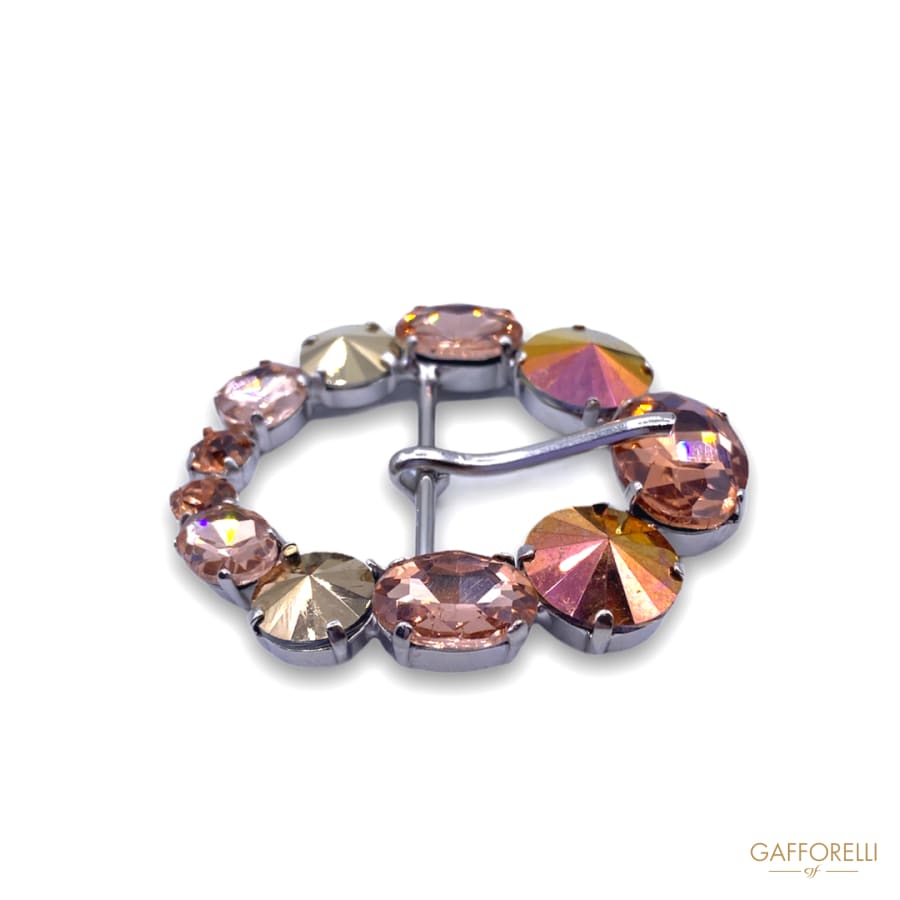 Buckle with Rhinestones A212 - Gafforelli Srl buckles