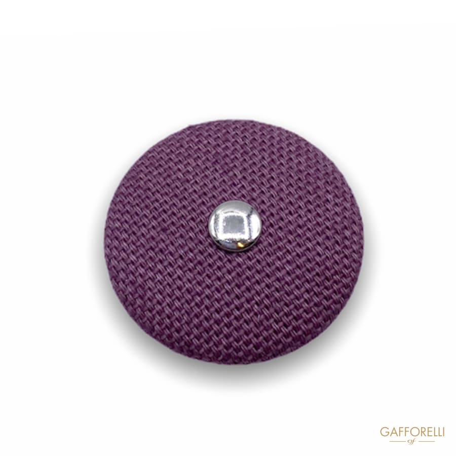 Button Covered in Colored Round Fabric H290 - Gafforelli