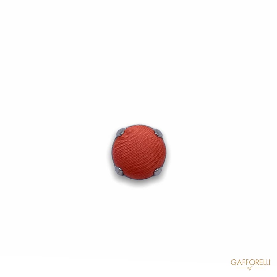 Button Covered In Fabric With Metal Base 1832 - Gafforelli