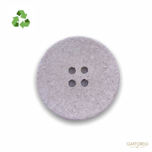 Button with Recycled Cotton Fibers D300 - Gafforelli Srl