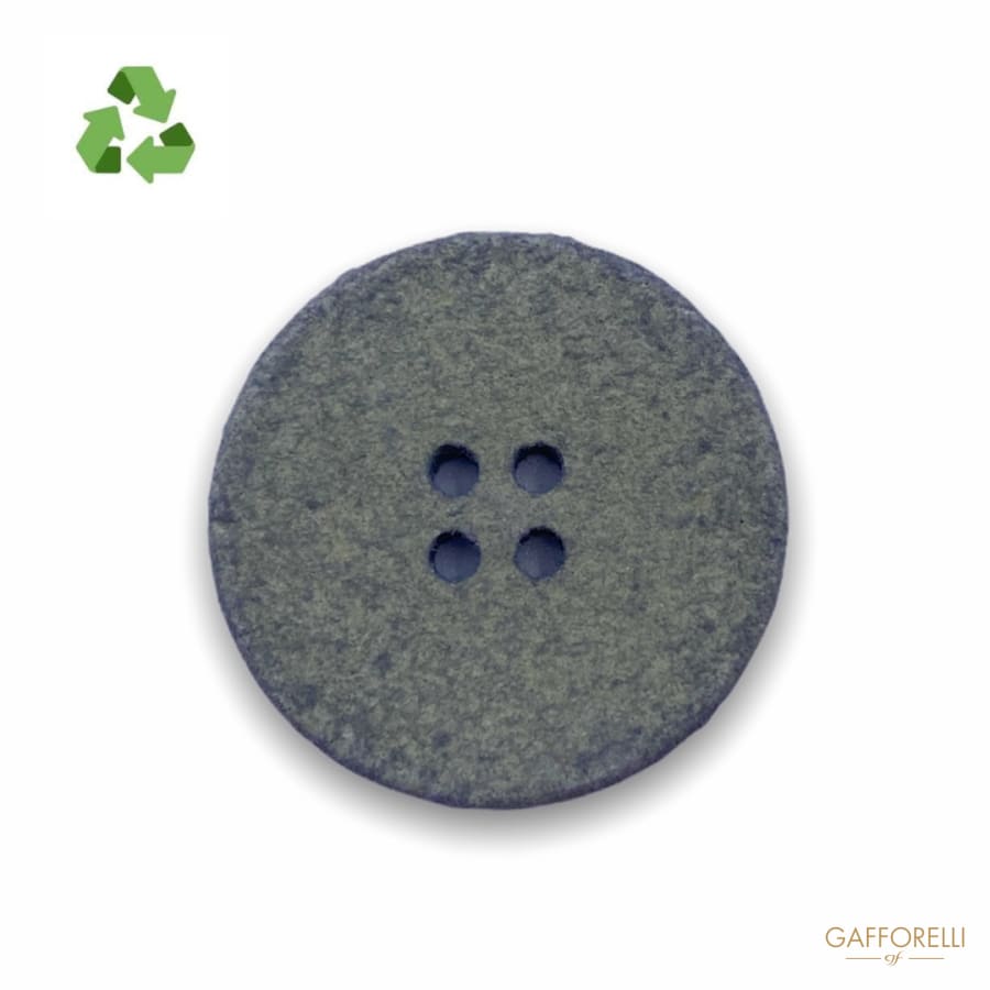 Button With Recycled Cotton Fibers D300 - Gafforelli Srl