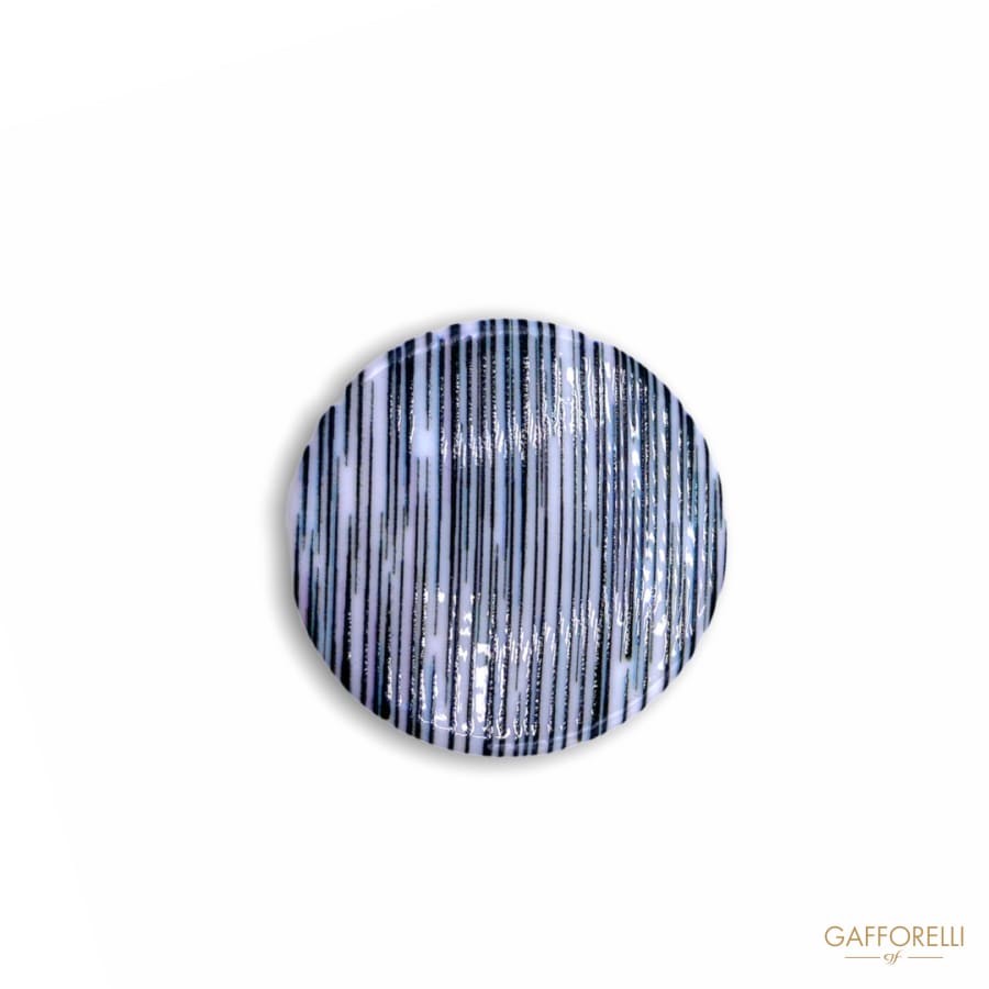 Button With Shank In Nylon Stripes D303 b - Gafforelli Srl