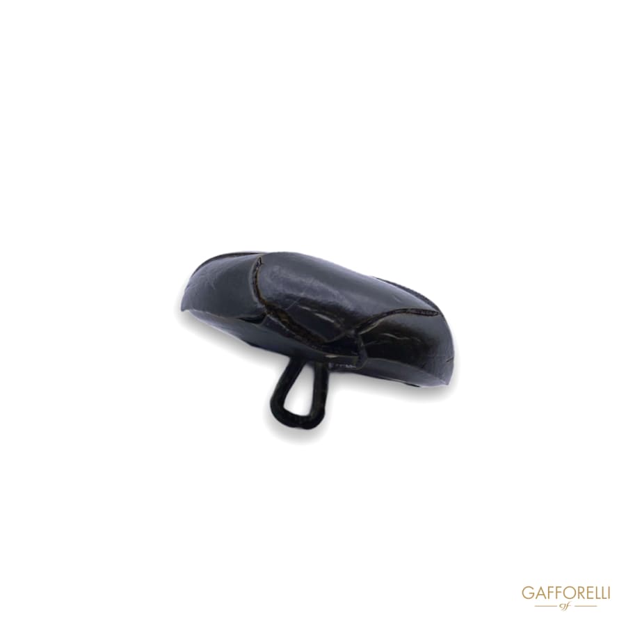 Buttons In Genuine Leather With Metal Base 1150 - Gafforelli