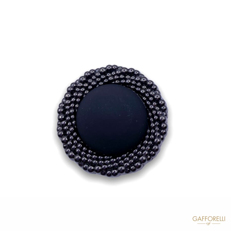 Chanel Style Metal Button B136 - Gafforelli Srl BLACK