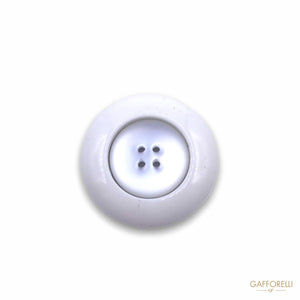 Classic Four - Hole Polyester Button D238 - Gafforelli Srl
