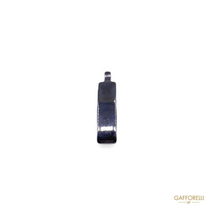 Classic Gunmetal Zip Puller 0984 - Gafforelli Srl zip puller