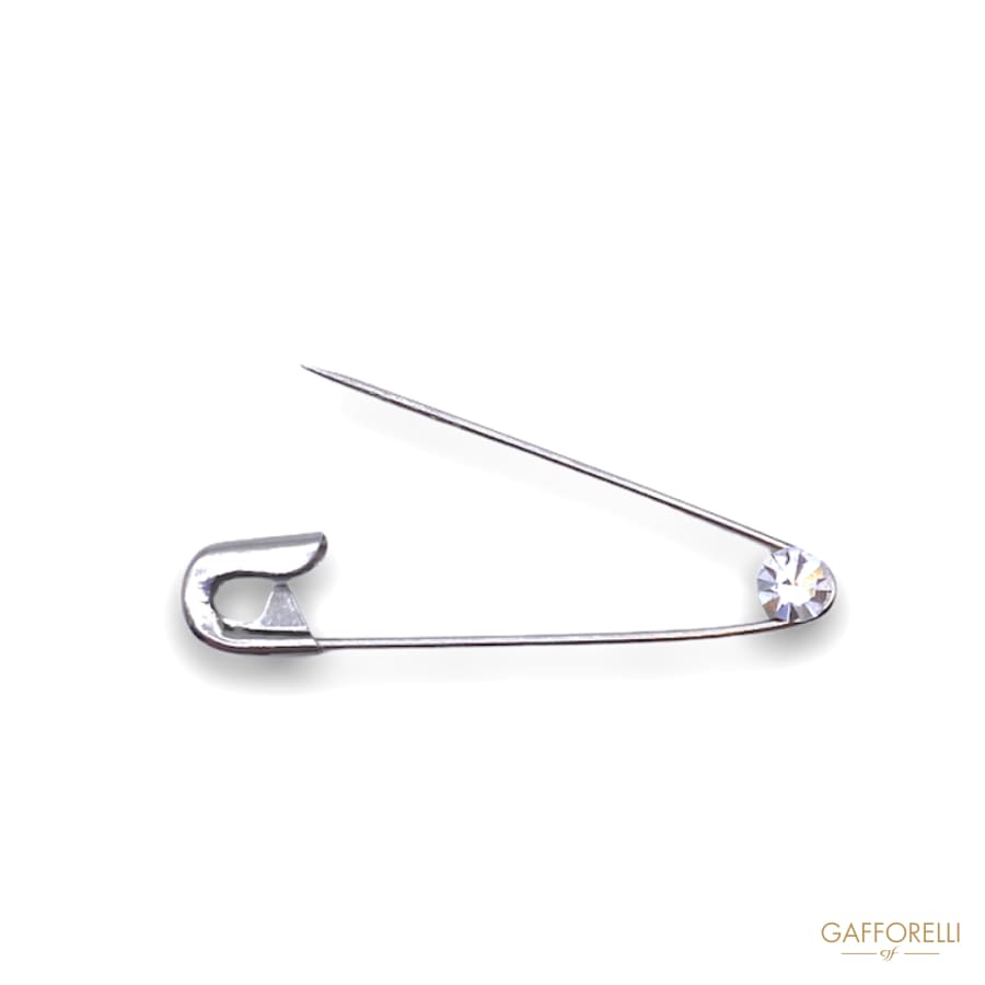 Classic Safety Pins With Swaroski 3622 - Gafforelli Srl