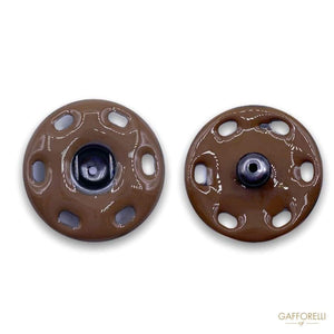 Colored Enameled Snap Button 8080 - Gafforelli Srl LIGHT •