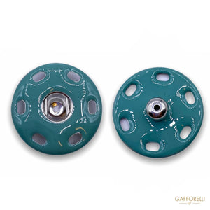 Colored Enameled Snap Button 8080 - Gafforelli Srl LIGHT