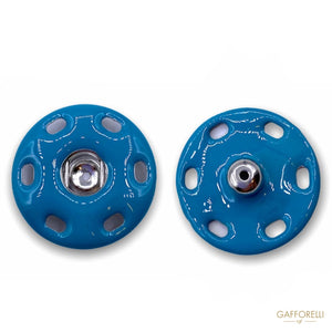 Colored Enameled Snap Button 8080 - Gafforelli Srl LIGHT •