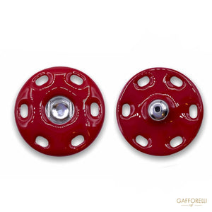 Colored Enameled Snap Button 8080 - Gafforelli Srl LIGHT •