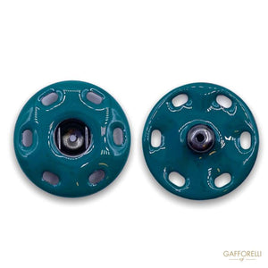 Colored Enameled Snap Button 8080 - Gafforelli Srl LIGHT •