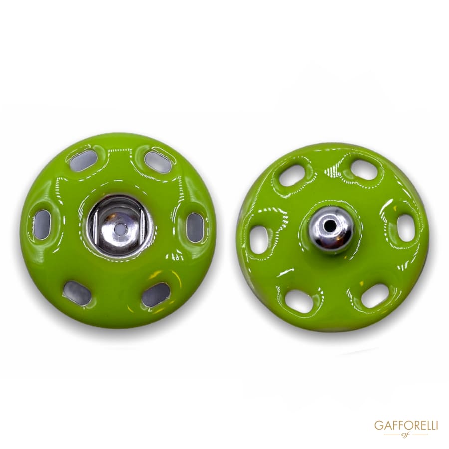 Colored Enameled Snap Button 8080 - Gafforelli Srl LIGHT •