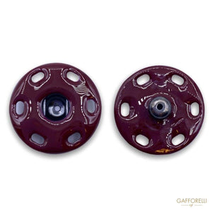 Colored Enameled Snap Button 8080 - Gafforelli Srl LIGHT