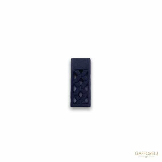 Cord End in Painted Zamak E123 - Gafforelli Srl BLACK