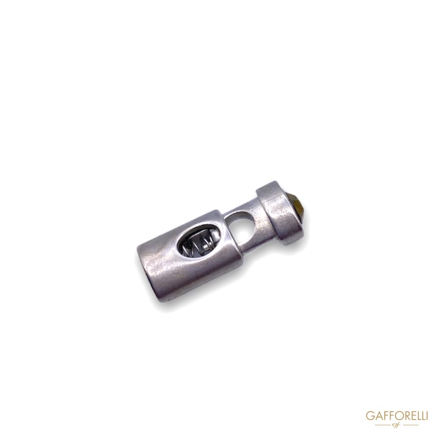 Cord Stopper with Matte Silver Rhinestones 2690