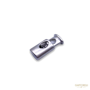 Cord Stopper Round In Silver Color 0785 - Gafforelli Srl