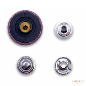 Covered Snap Button 1433 - Gafforelli Srl fabric • LIGHT