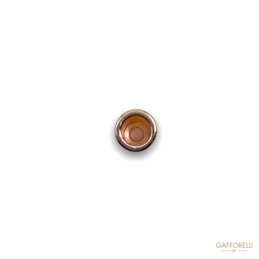 Cylindrical Gold Cord Stopper with Details 2415