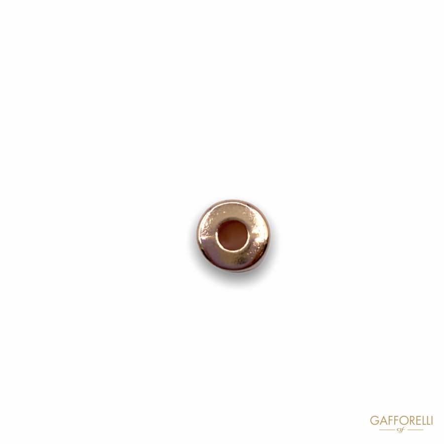 Cylindrical Gold Cord Stopper With Details 2415 - Gafforelli