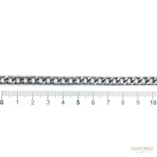 Diamonded Groumette Aluminium Chain - 0812 Gafforelli Srl