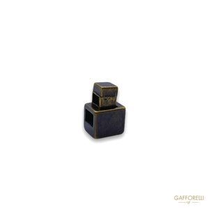 Dorma Square Cord Stopper in Antiqued Brass 2695