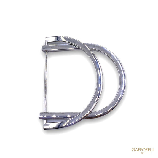 Double Buckle in Thick Zamak E197 - Gafforelli Srl buckles