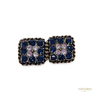Elegant Blue and Crystal Hook A425 - Gafforelli Srl BLU