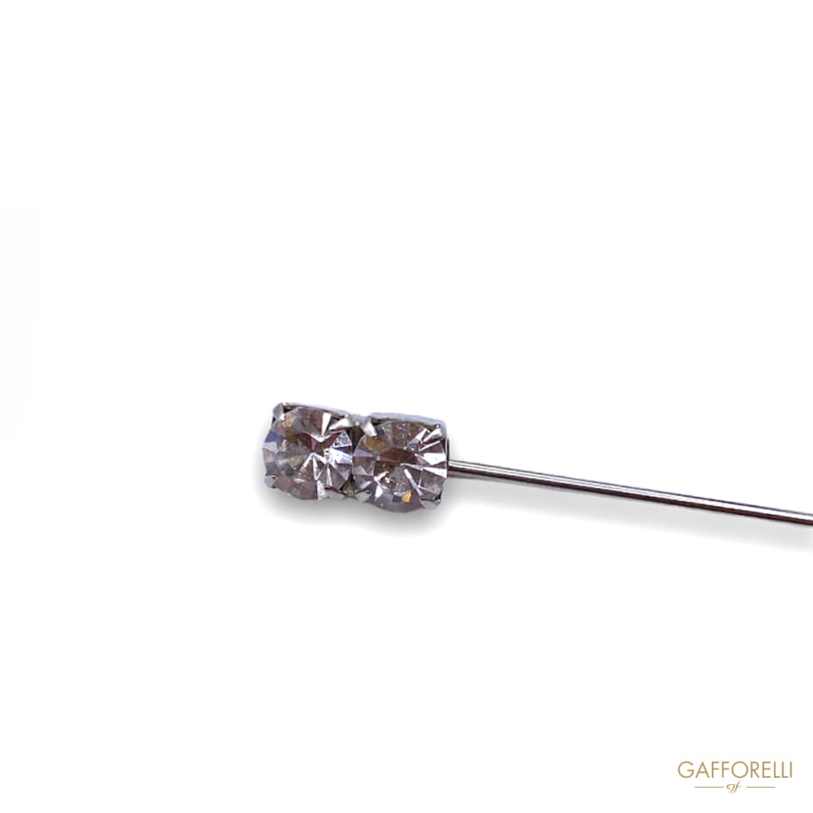 Elegant Brass Jewel Ferrule Pins 0882 - Gafforelli Srl