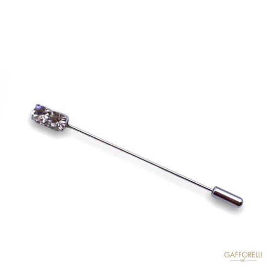 Elegant Brass Jewel Ferrule Pins 0882 - Gafforelli Srl