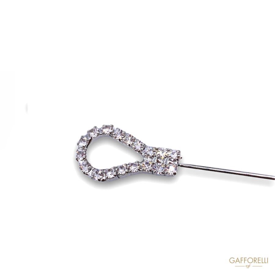 Elegant Brass Jewel Ferrule Pins 3485 p - Gafforelli Srl