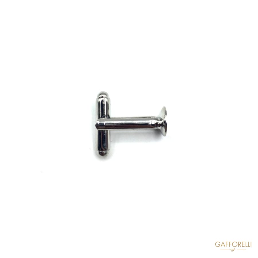 Elegant Cufflink Decorated With Rhinestones On Border 2 Cm -