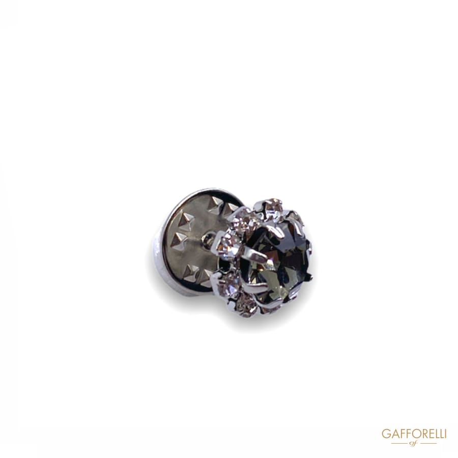 Elegant Jewel Pins with Butterfly Closure Hook U434
