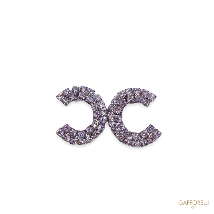 Elegant Metal Hook with Swarovski Crystal Chanel Similitude