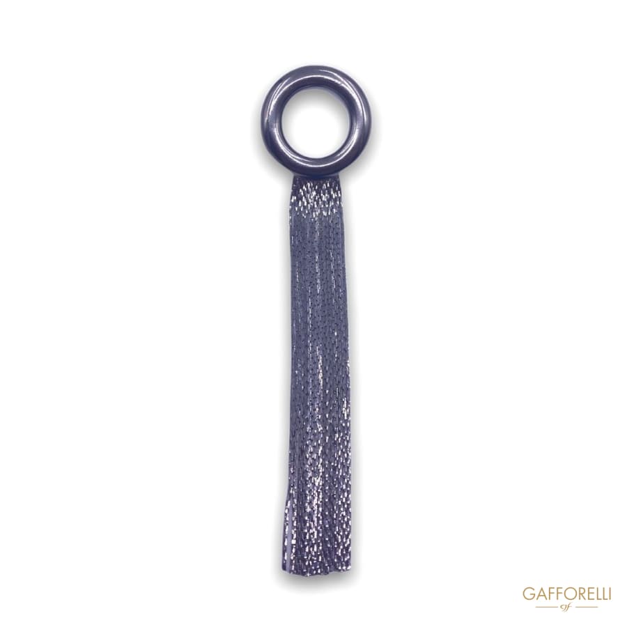 Eyelet with Pendant Chain E143 - Gafforelli Srl BRASS