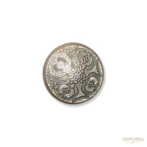 Fantasy Metal Buttons With Border - Art. 4971 metal buttons
