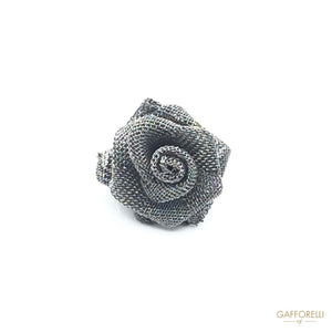Filigrane Rose Buttons With Shank For Lingerie - Art. 4602